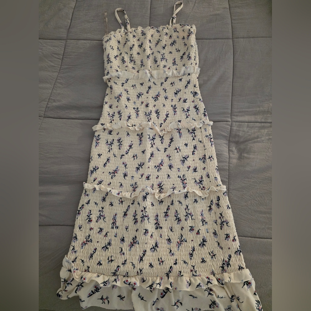 Floral Ruffle Maxi Dress